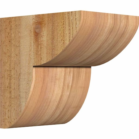 Ekena Millwork Crestline Rough Sawn Corbel, Western Red Cedar, 6"W x 8"D x 8"H COR06X08X08CRE00RWR